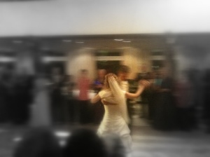 A neat picture I accidentally captured (at least I think it's neat) that just reminds me how fast life can go sometimes, and how much these moments matter. From Maike and Sorën's first dance at their reception.